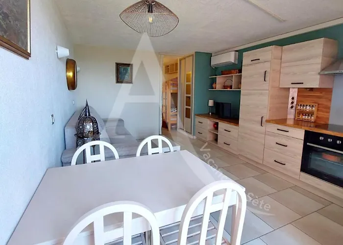 Cap Corniche Piscine, Studio Cabine 4 Personnes Clim, Wifi Et Parking